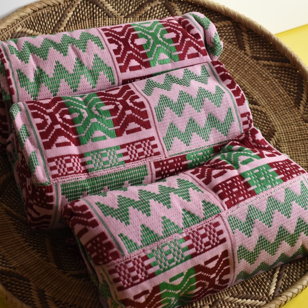 Kente Cloth K25 Authentic Handmade African Fabric